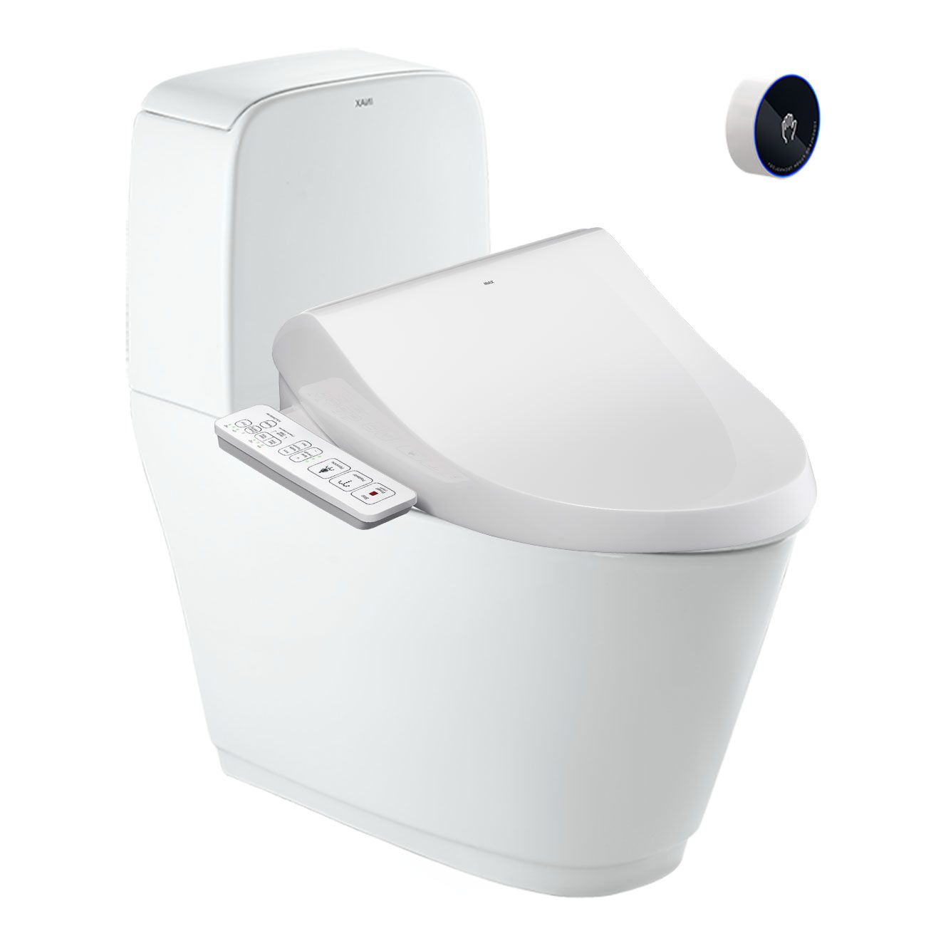 Bàn Cầu 2 Khối Xả Cảm Ứng ACT-832+CW-H18VN Nắp Rửa Điện Tử 
