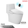  Bàn Cầu 1 Khối Xả Cảm Ứng ACT-902+CW-H17VN Nắp Rửa Điện Tử 