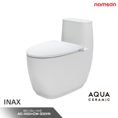  Bàn Cầu 1 Khối AC-1052+CW-S32VN Nắp Rửa Cơ 