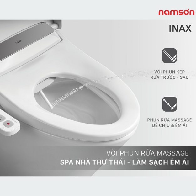 Bàn Cầu 1 Khối AC-1135+CW-H20VN Nắp Rửa Điện Tử 