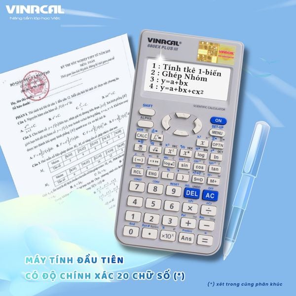  MÁY TÍNH VINACAL 680EX PLUS III _THỐNG KÊ GHÉP NHÓM 