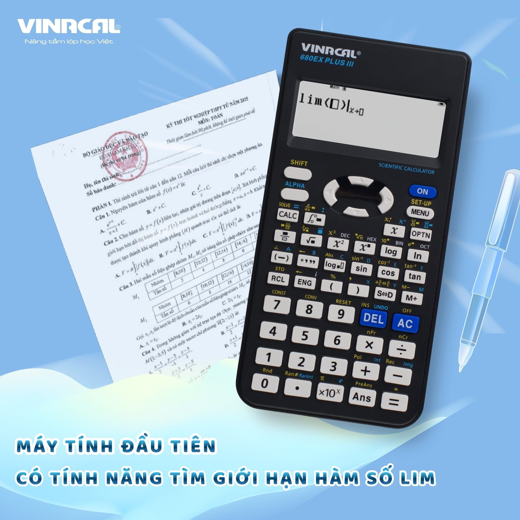  MÁY TÍNH VINACAL 680EX PLUS III _THỐNG KÊ GHÉP NHÓM 