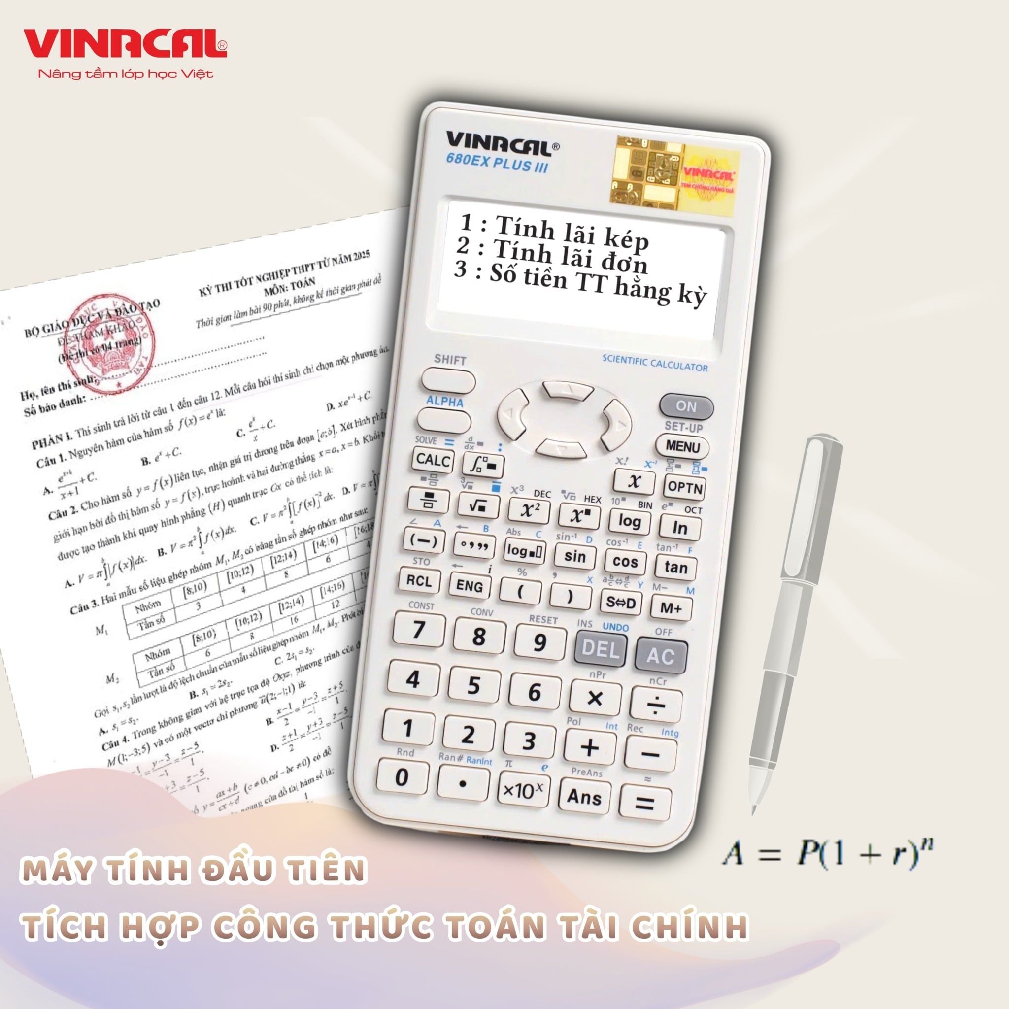  MÁY TÍNH VINACAL 680EX PLUS III _THỐNG KÊ GHÉP NHÓM 