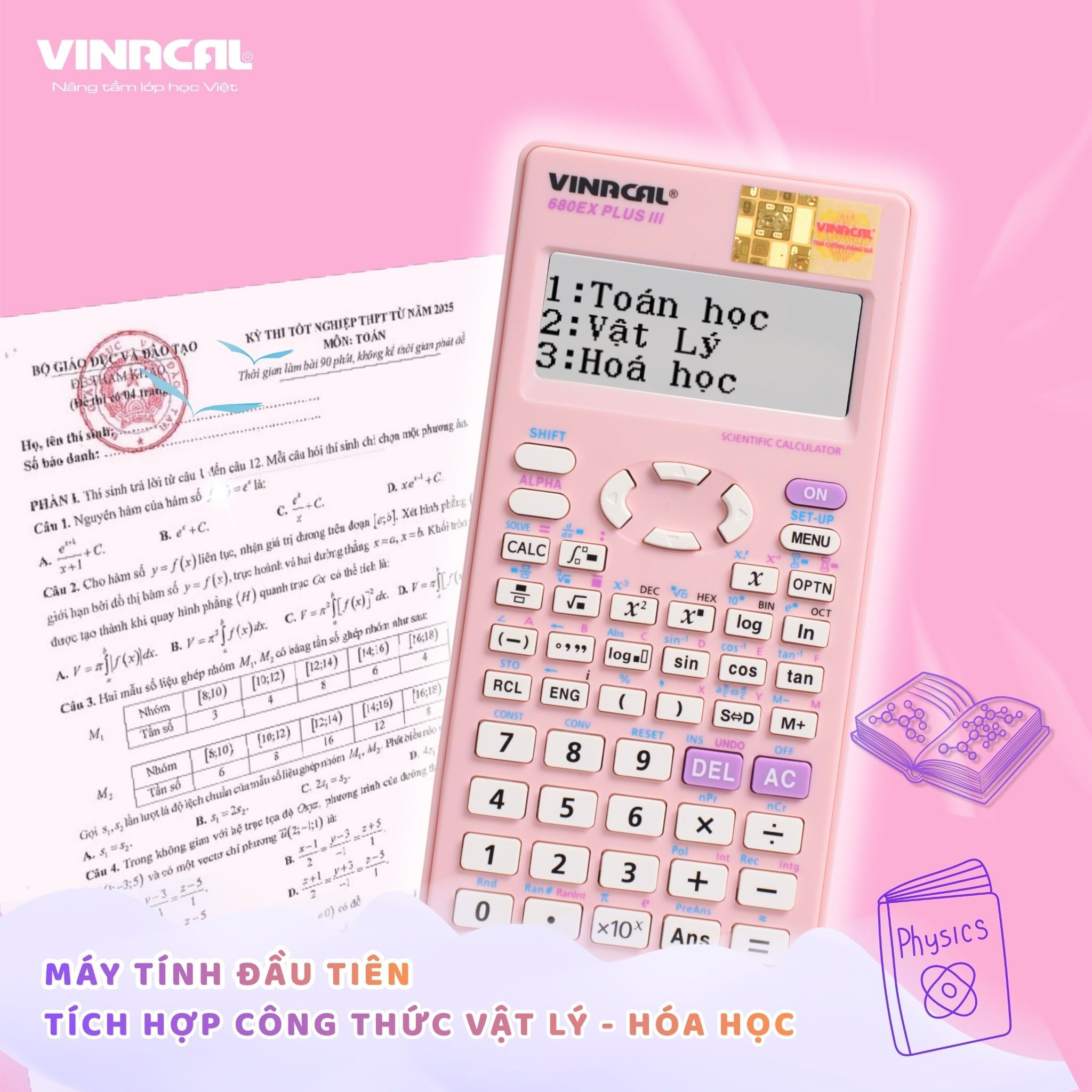  MÁY TÍNH VINACAL 680EX PLUS III _THỐNG KÊ GHÉP NHÓM 