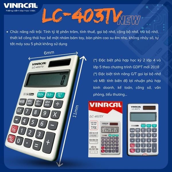  MÁY TÍNH VINACAL LC-403TV 