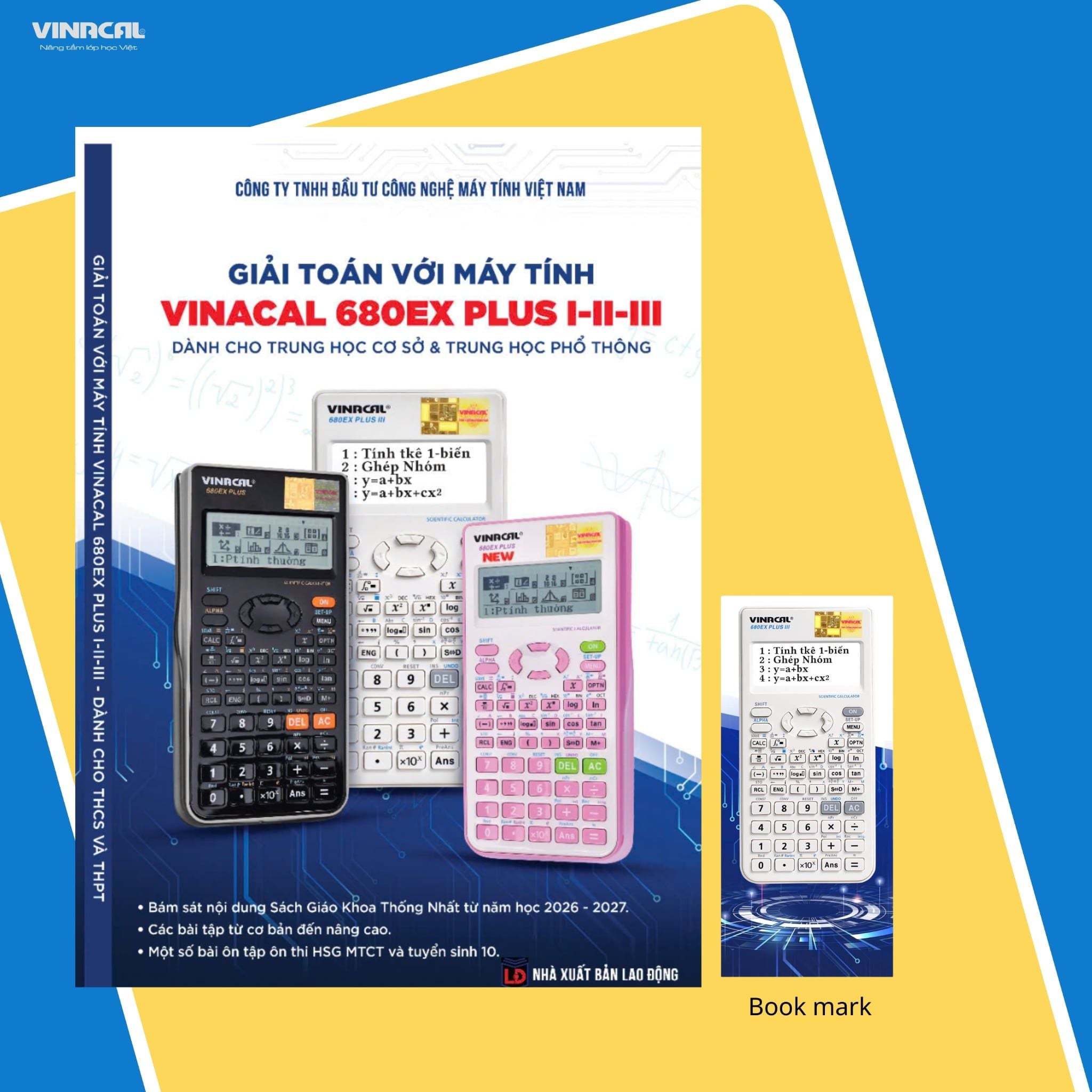  SÁCH GIẢI TOÁN VỚI MÁY TÍNH VINACAL 680EX PLUS I-II-III 