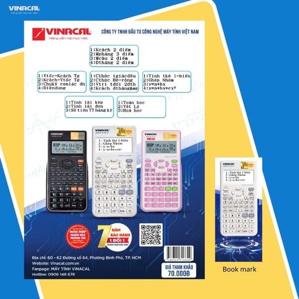  SÁCH GIẢI TOÁN VỚI MÁY TÍNH VINACAL 680EX PLUS I-II-III 