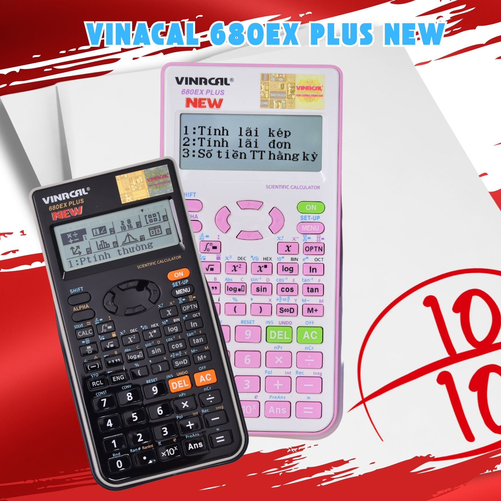  MÁY TÍNH VINACAL 680EX PLUS II - TÍNH LÃI SUẤT 