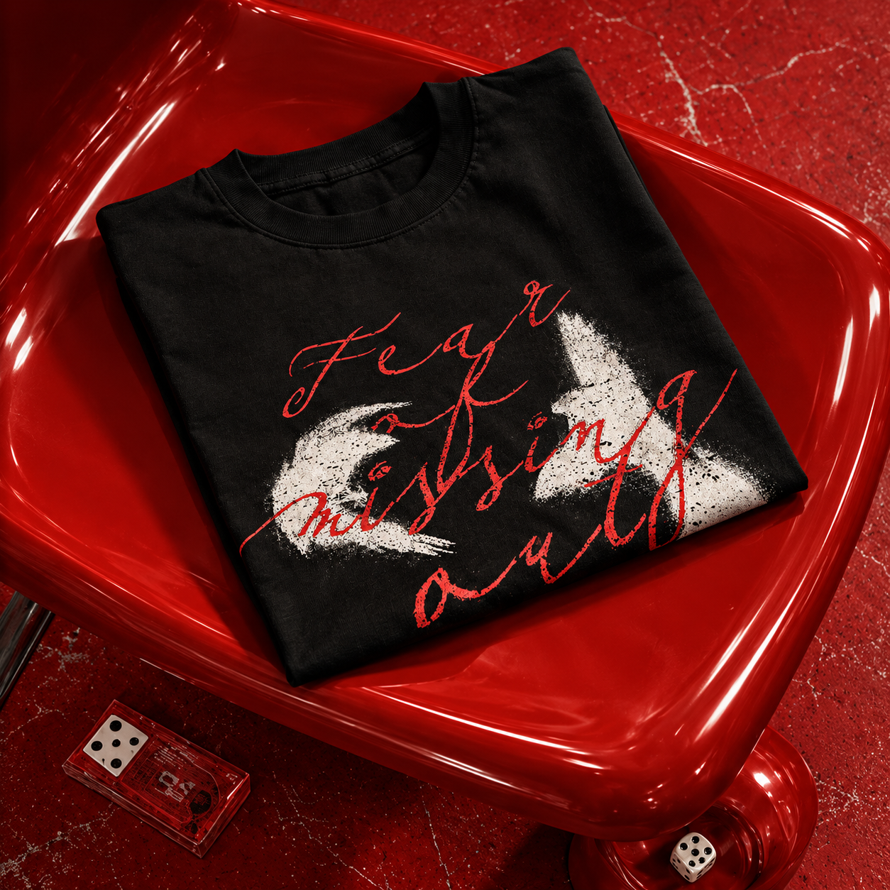  FOMO Essential Mix BOXY Tee – Black 