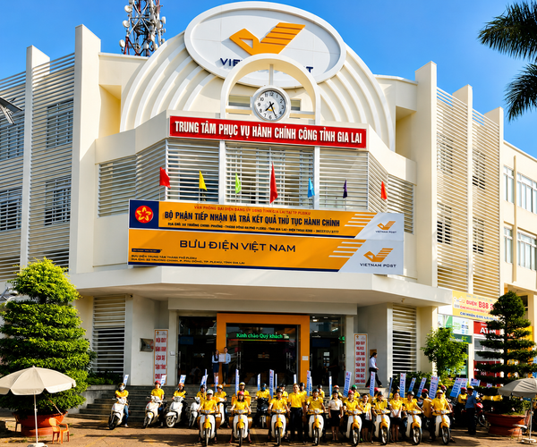  Đồng hồ tháp bưu điện VNPT Gia Lai 