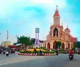  Tháp đồng hồ tại ngã bảy Hậu Giang 