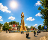  Tháp đồng hồ công cộng vòng xuyến Từ Sơn Bắc Ninh 