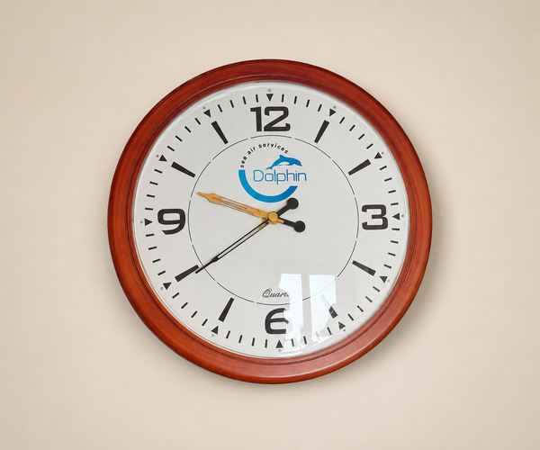 Đồng hồ treo tường gimiko kích thước lớn gỗ 68 cm