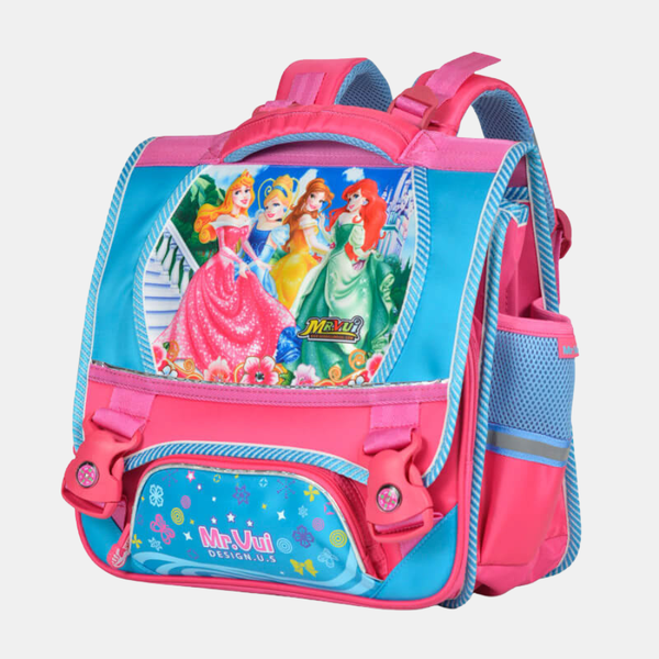 Balo học sinh Mr Vui, cặp sách cho bé mẫu giáo, học sinh cấp 1 nhiều ngăn form to cao cấp CHS 389