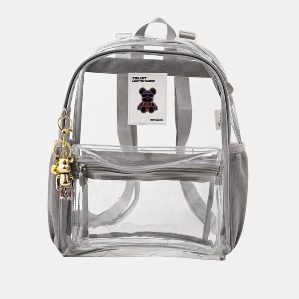 Balo mini Mr Vui BLTEEN 1022, balo trong suốt thời trang nữ chống thấm nước cho học sinh, sinh viên