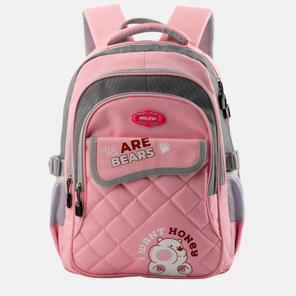 Balo thời trang Mr Vui cho bé học cấp 1, cặp sách học sinh in hình dễ thương, cute BLTEEN 1004