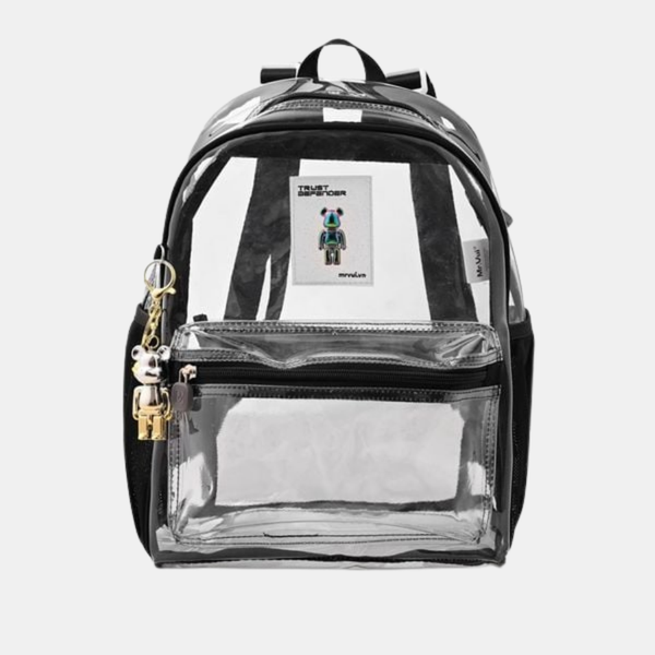 Balo mini Mr Vui BLTEEN 1022, balo trong suốt thời trang nữ chống thấm nước cho học sinh, sinh viên
