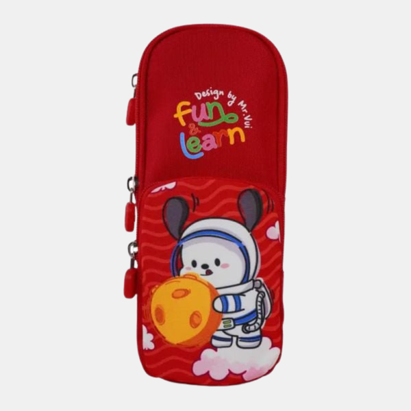Bóp Viết Mr.Vui BVH 003 – Hộp Bút Học Sinh Vải Cao Cấp Dày Dặn, Khóa Kéo Chắc Chắn Bảo Hành 2 Năm