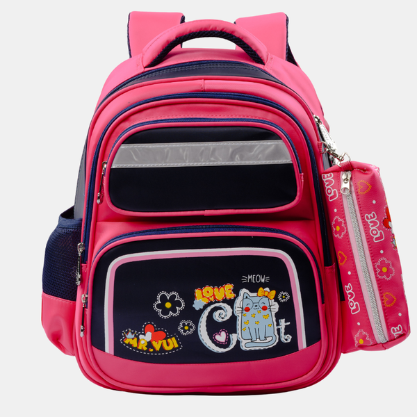 Balo học sinh Mr Vui cho bé trai, bé gái học cấp 1, cặp sách in hình dễ thương, cute BLH 870
