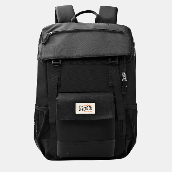 Balo du lịch Mr Vui BLDL 987, cặp thời trang nam nữ unisex phong cách basic màu đen đi chơi, đi làm