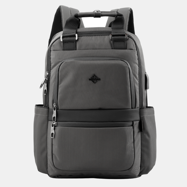 Balo Laptop Mr.Vui 814 Có Cổng Sạc, Ngăn Rộng Đựng Laptop 14 inch Cho Sinh Viên, Nhân Viên Văn Phòng
