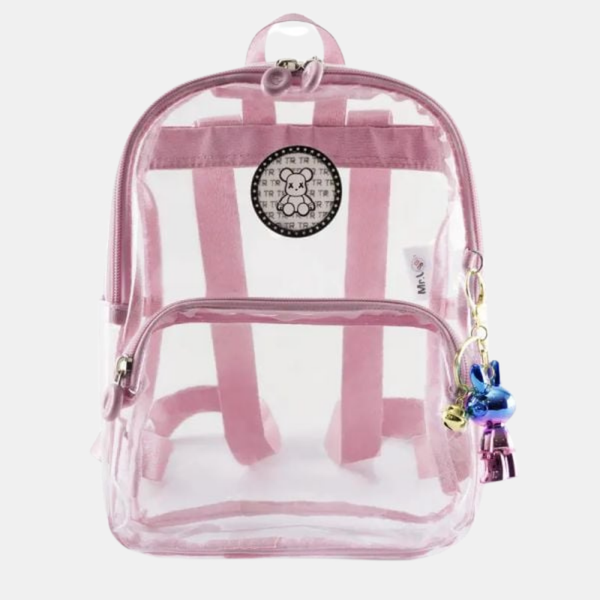 Balo thời trang Mr Vui BLTEEN 1010, balo trong suốt unisex cho nam nữ style hàn quốc chống nước