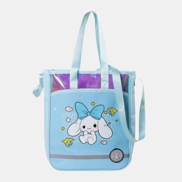 Túi Tote trẻ em Mr Vui 003 dây buộc chéo Hàn Quốc chống thấm nước đi học, du lịch, đi chơi cho bé