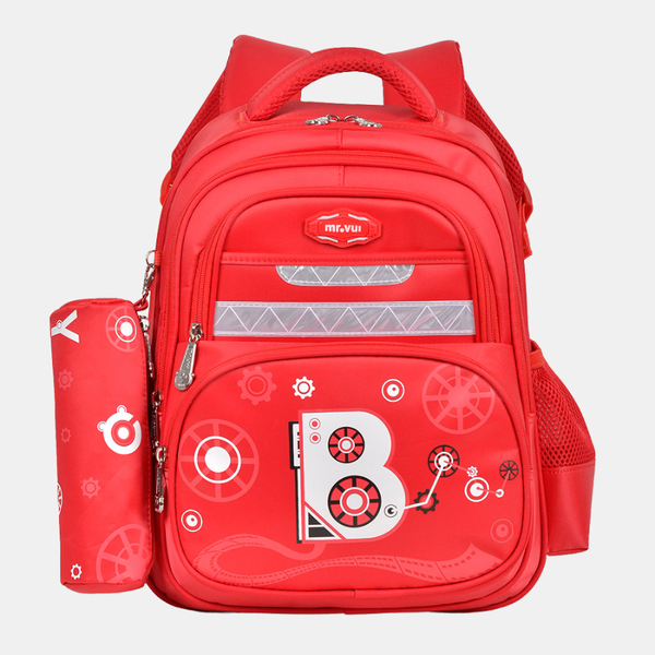 Balo thời trang Mr Vui cho bé học cấp 1, cặp sách học sinh in hình dễ thương, cute BLH 961