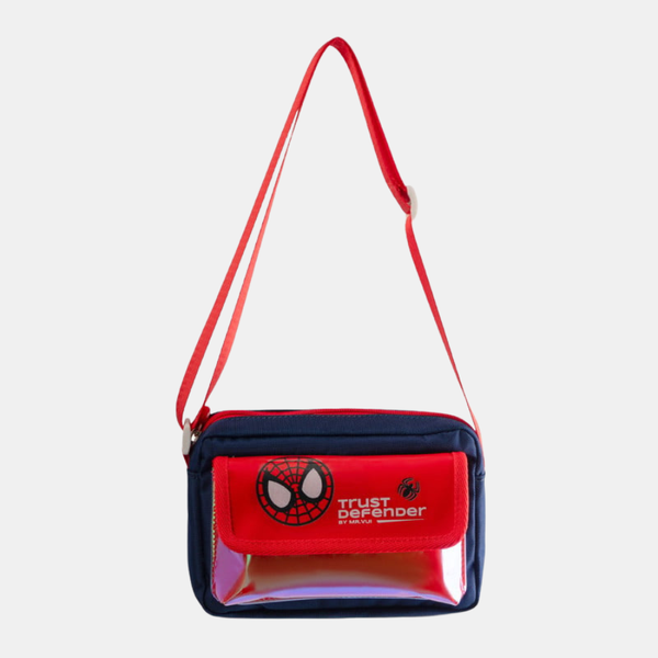 Túi đeo chéo Mr Vui túi mini cho bé trai, bé gái unisex in hình dễ thương đi chơi, đi học TDC 011