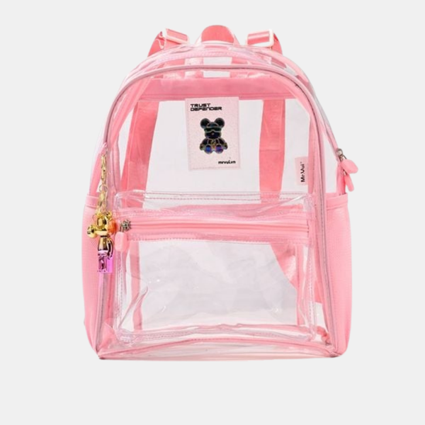 Balo mini Mr Vui BLTEEN 1022, balo trong suốt thời trang nữ chống thấm nước cho học sinh, sinh viên