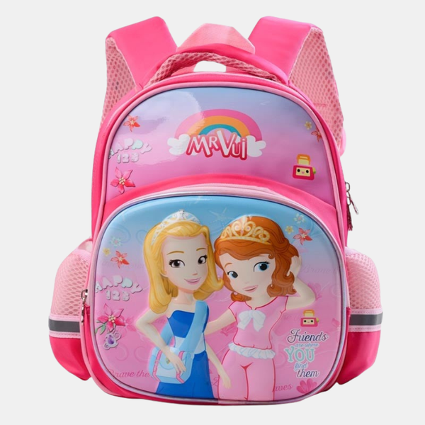 Balo mẫu giáo Mr Vui BLH 921, Balo mầm non in hình dễ thương, đi chơi, đi học cho bé trai, bé gái