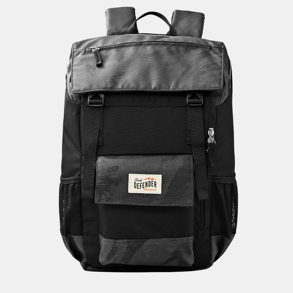 Balo du lịch Mr Vui BLDL 987, cặp thời trang nam nữ unisex phong cách basic màu đen đi chơi, đi làm