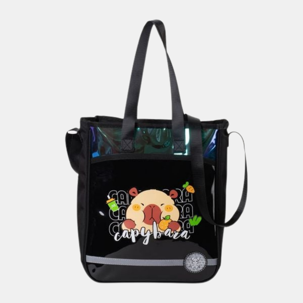 Túi Tote trẻ em Mr Vui 003 dây buộc chéo Hàn Quốc chống thấm nước đi học, du lịch, đi chơi cho bé