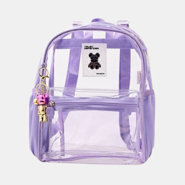 Balo mini Mr Vui BLTEEN 1022, balo trong suốt thời trang nữ chống thấm nước cho học sinh, sinh viên