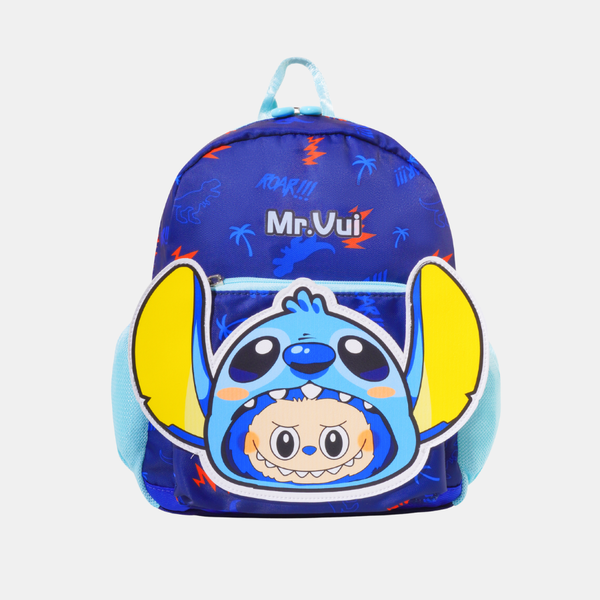 Balo mẫu giáo 1043 Mr Vui, Balo mầm non in hình dễ thương, đi chơi, đi học cho bé trai, bé gái
