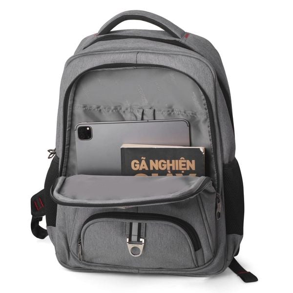 Balo du lịch Mr Vui BLLT 963, cặp laptop 17 inch nam, nữ văn phòng, sinh viên nhiều ngăn chống thấm