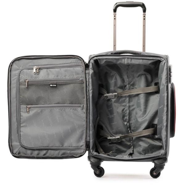 Vali vải Mr Vui VLM 204 - 19 inch xách tay đơn giản và thanh lịch (55 x 26 x 36 cm), Bảo Hành 2 Năm