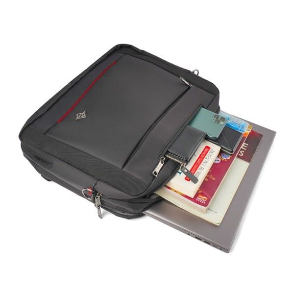 Cặp Đa Năng Mr.Vui, balo 15 inch học sinh cấp 2, cấp 3, nhân viên văn phòng Oxford cao cấp CNV 448