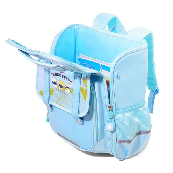 Balo chống gù Mr Vui 1050 cho bé trai bé gái, cặp học sinh tiểu học chống nước, quai trợ lực