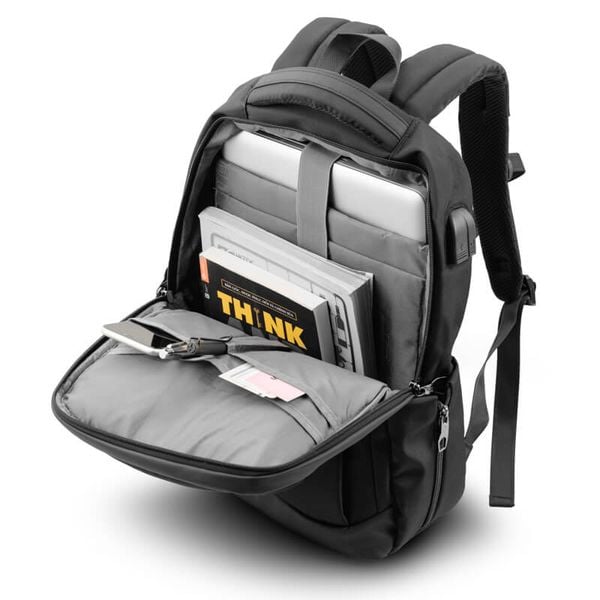 Balo Laptop Mr Vui BLLT 1075, vừa laptop 15.6 inch đi học, đi làm, đi chơi du lịch thời trang nam nữ