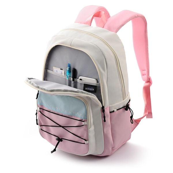 Balo thời trang Mr Vui BLTEEN 988, cặp sinh viên học sinh cấp 2, cấp 3, nam nữ unisex style hàn quốc - Không kèm phụ kiện