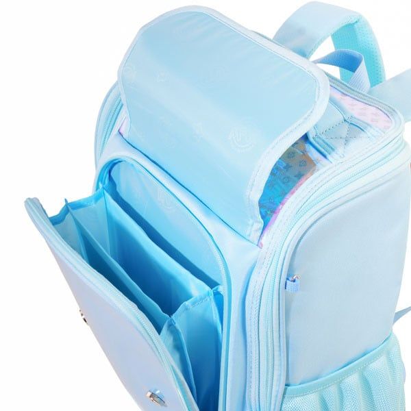 Balo chống gù Mr Vui 1050 cho bé trai bé gái, cặp học sinh tiểu học chống nước, quai trợ lực