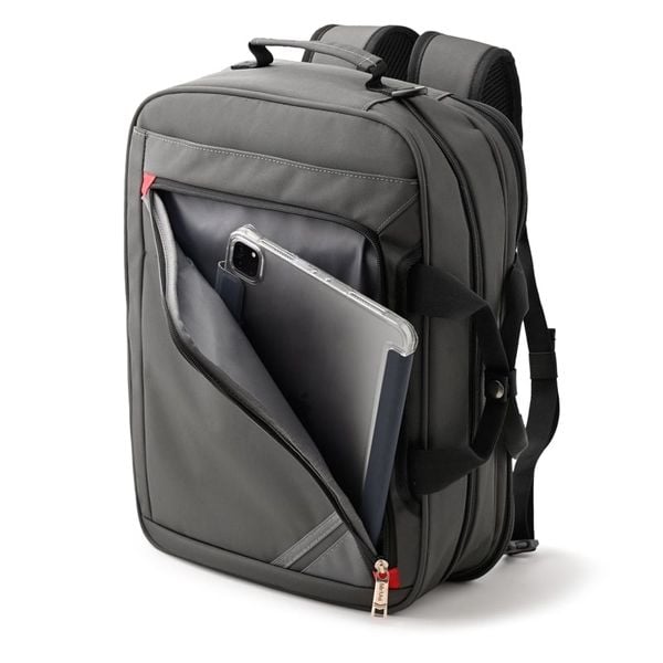 Cặp đa năng Mr Vui CNV 443 ngăn laptop 14 inch phù hợp đi học và đi làm (40 x 30 x 14 cm)