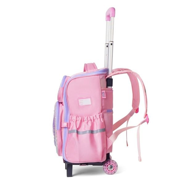 Balo cần kéo Mr.Vui BLCK 1053 nhiều ngăn chống thấm cho bé trai, bé gái tiểu học cấp 1