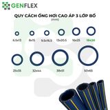 ỐNG HƠI CAO ÁP 3 LỚP BỐ 19 x 28 mm