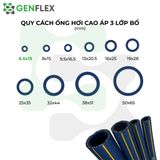 ỐNG HƠI CAO ÁP 3 LỚP BỐ 6.5 x 13 mm