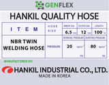 ỐNG HÀN GIÓ ĐÁ GENFLEX 6.5 x 12 mm