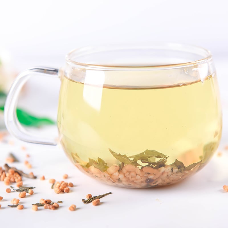 Gạo Lứt Rang Trà Xanh Kiểu Nhật Túi 250gr - Detox, Giàu Chất Xơ, Hỗ Trợ Giảm Cân