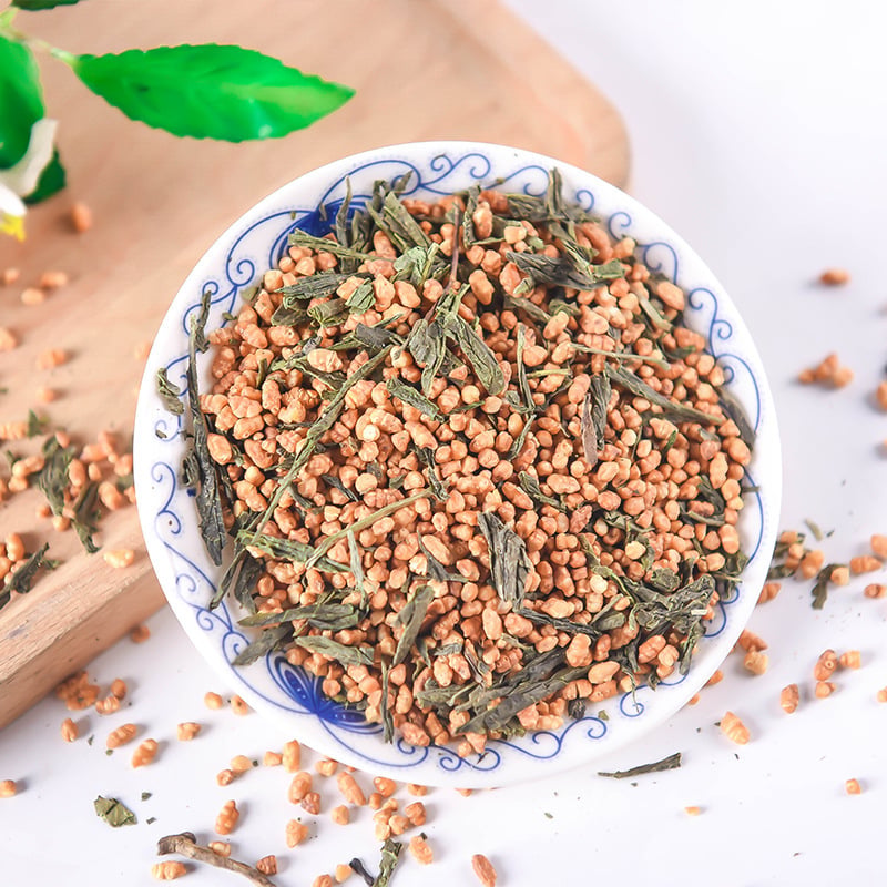 Gạo Lứt Rang Trà Xanh Kiểu Nhật Túi 250gr - Detox, Giàu Chất Xơ, Hỗ Trợ Giảm Cân