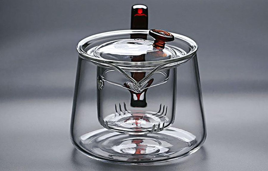 Ấm trà bằng thủy tinh borosilicate; dung tích 580ml, mode 1: MJ128